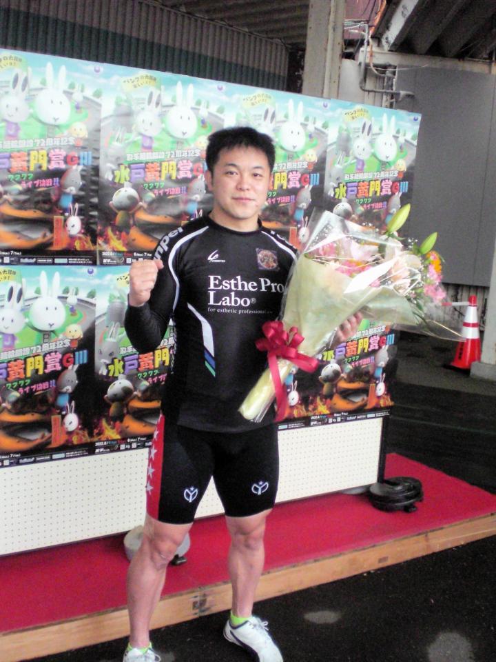 地元記念２回目の優勝を飾った吉沢純平