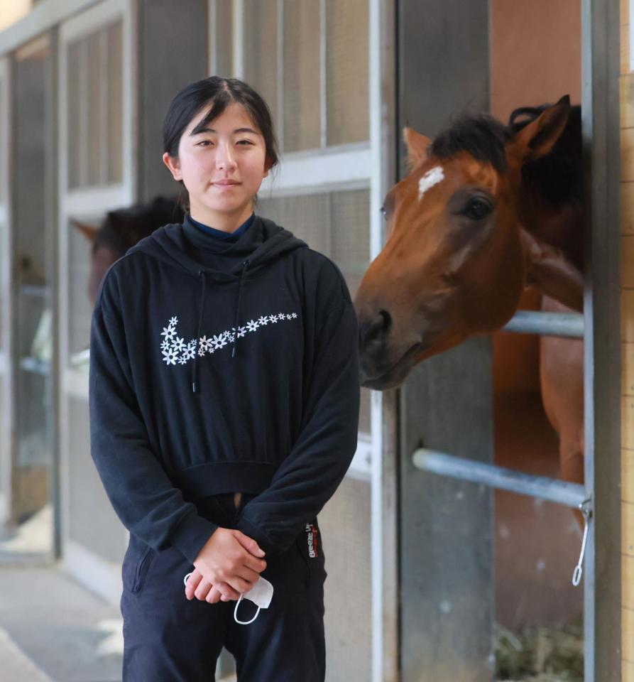 　今村聖奈（馬は今村とのコンビで１勝クラスを快勝したキングズソード）＝撮影・石湯恒介