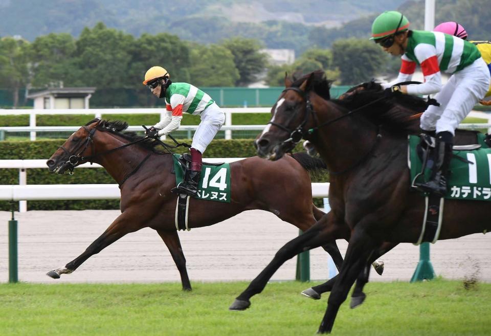 　鮮やかな逃走劇を披露したベレヌス（左）