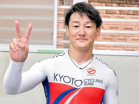 　近畿地区プロのケイリンで優勝した山田久徳