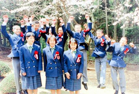 “花の１２期生”の入学式（福永は後列左から２人目）＝９３年４月４日・ＪＲＡ競馬学校