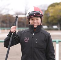 　美浦で現役２人目となる女性騎手の小林美駒騎手（撮影・園田高夫）