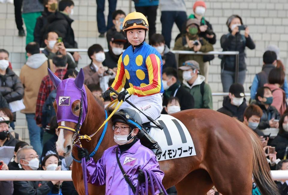 　デビュー戦を迎える河原田菜々（撮影・石湯恒介）