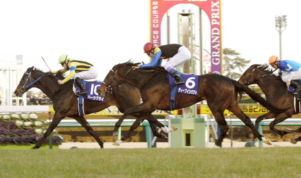 　ハーツクライ（左）＝２００５年有馬記念