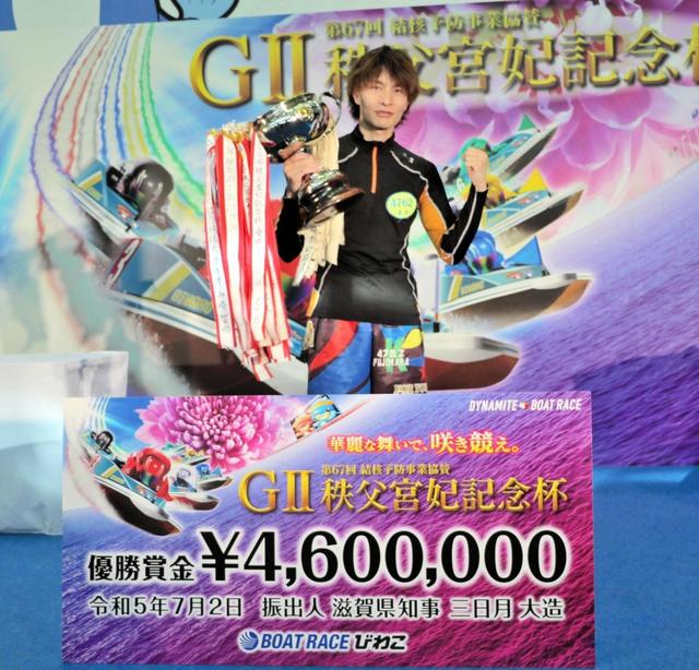 【ボート】藤原啓史朗がイン逃げで8連勝完全のG2初優勝