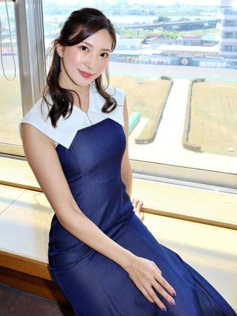 　和歌山競輪を訪れたタレントの松嶋えいみ