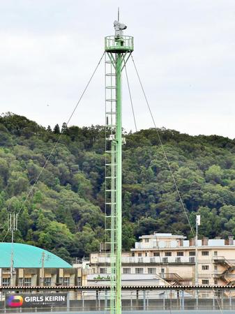 　避雷針が設置されているセンターポール