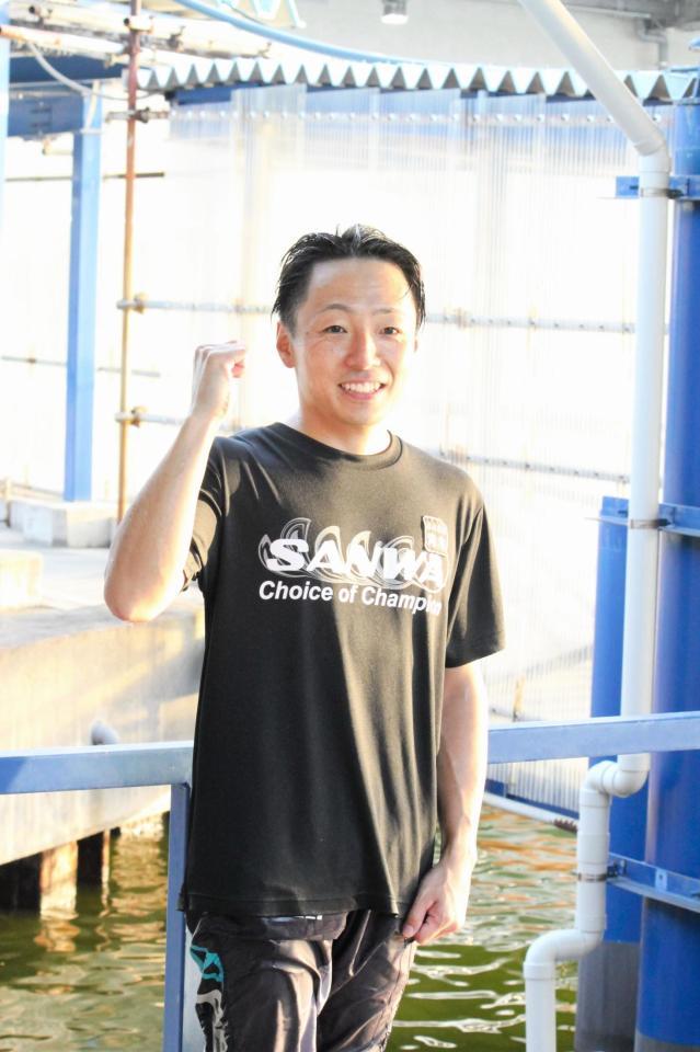 　ＳＧ初勝利をマークした青木玄太