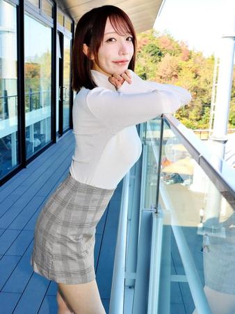 　玉野競輪に来場した清水あいり