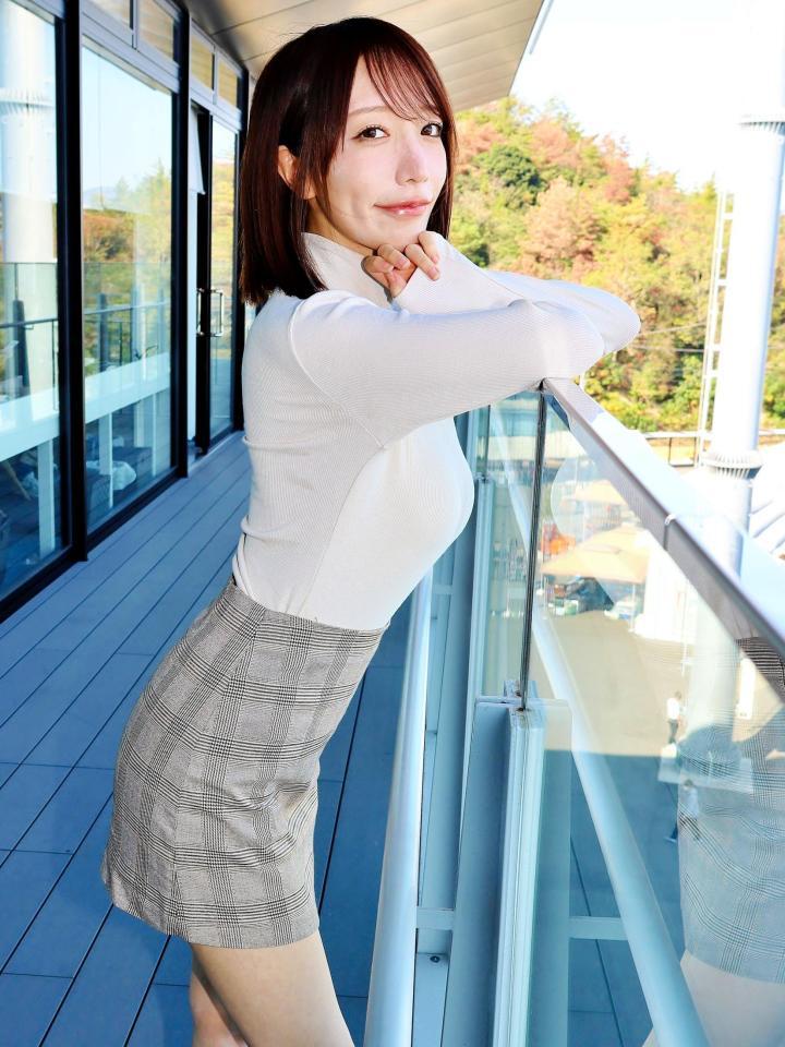 　玉野競輪に来場した清水あいり