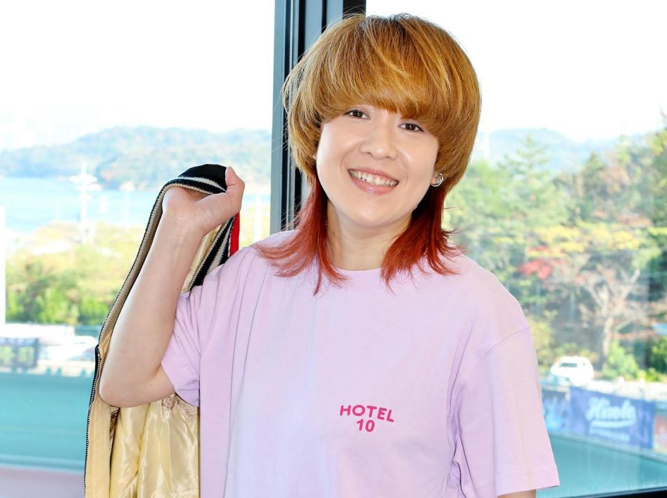 　玉野競輪に来場した尼神インターの渚