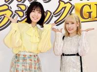 　声優の和久井優（左）、佐々木李子