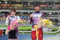 　優勝した尾方真生、真杉匠