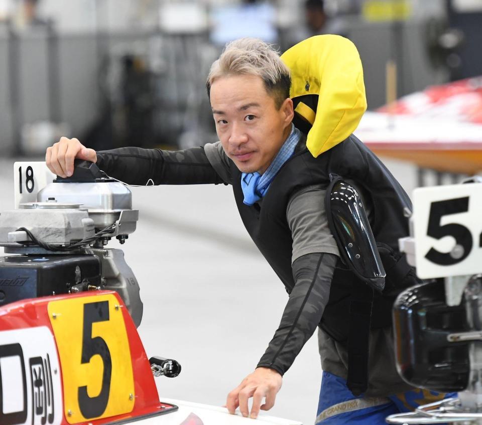 　予選トップ通過を果たした山口剛