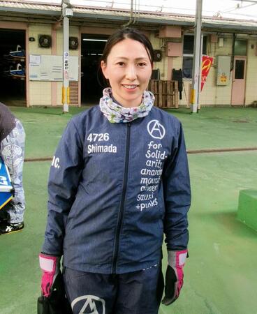 前節の優勝エンジンを獲得した島田なぎさ