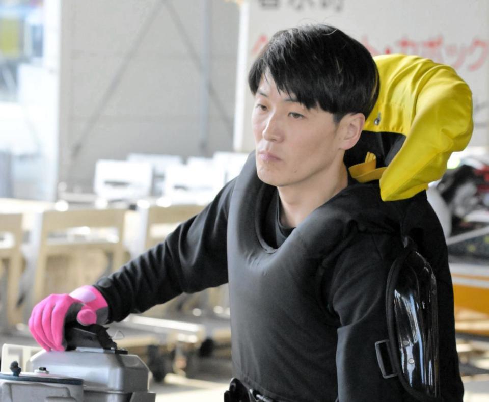 　足には満足している森野正弘