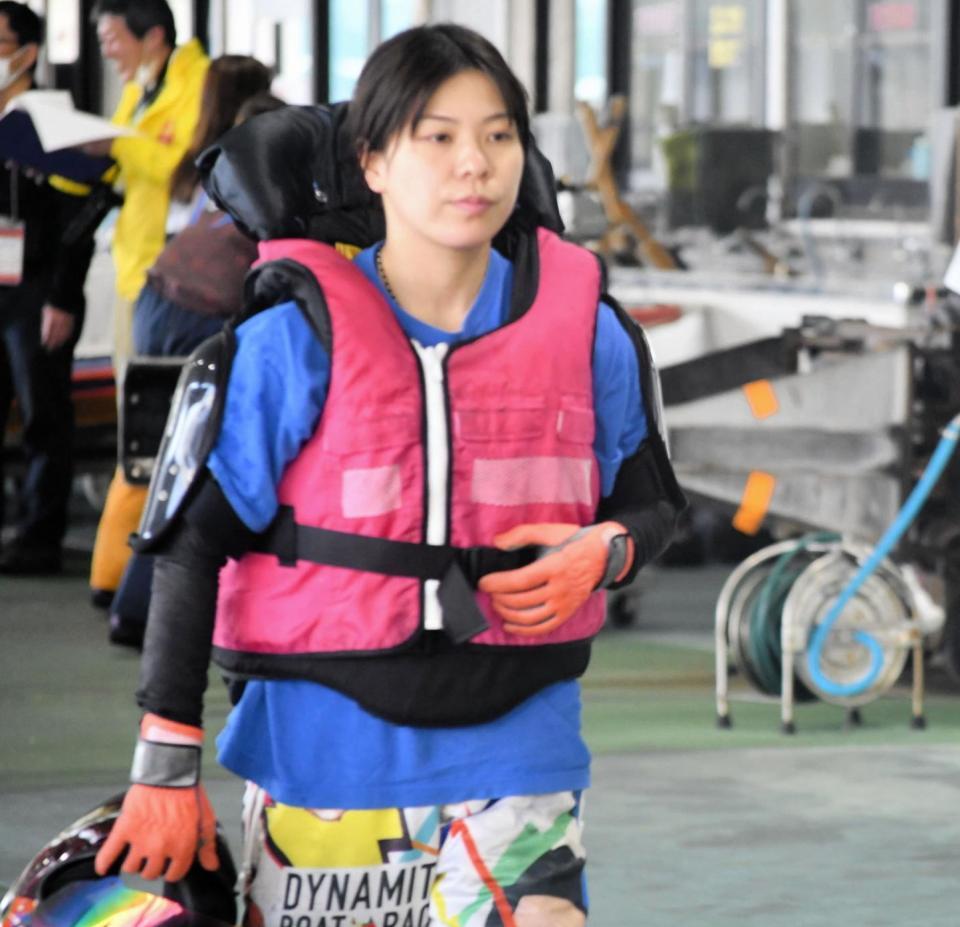 　レディースオールスター前哨戦で気合十分の山田理央