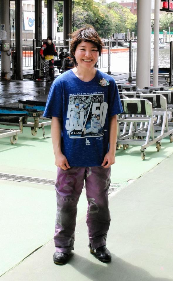 　シリーズ初白星を飾って笑顔の佐藤ほのか