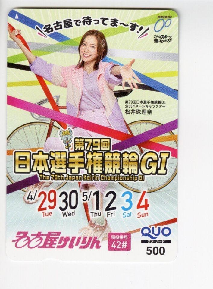 　「第７９回日本選手権競輪Ｇ１」クオカード 