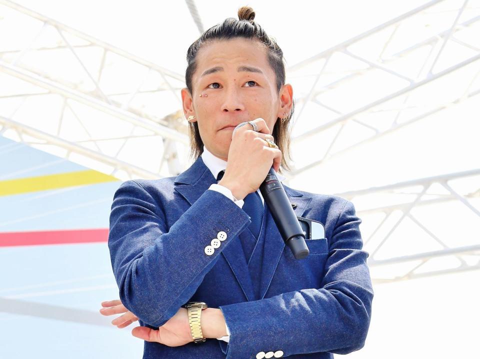 　現役引退を発表した近藤龍徳