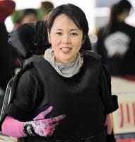 　平山智加（撮影・金居みつよし）