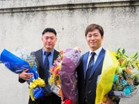 兄平原康多、弟啓多のツーショット