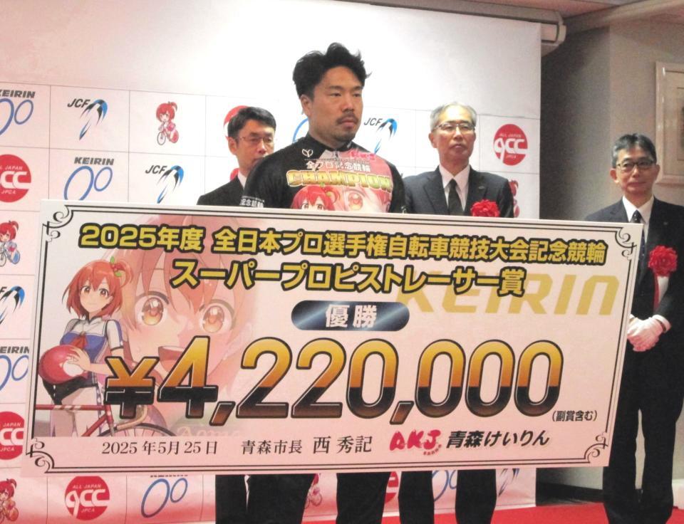 　２年ぶり３回目のＳＰＴ賞を制した古性優作