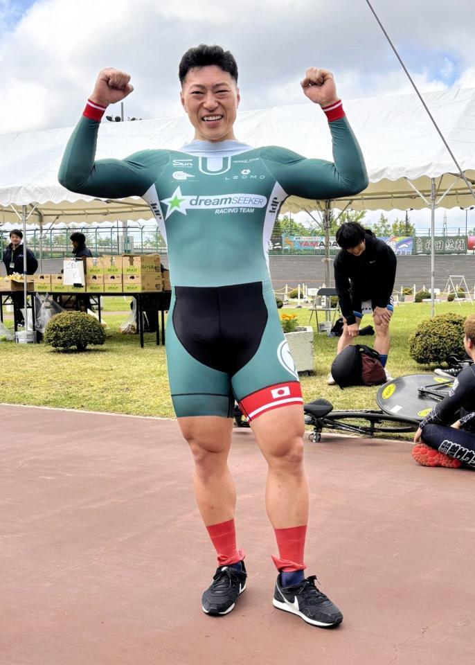 　６０大会以来５回目の１キロタイムトライアルを制した新田祐大