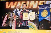 　優勝した佐藤隆太郎（撮影・金居みつよし）