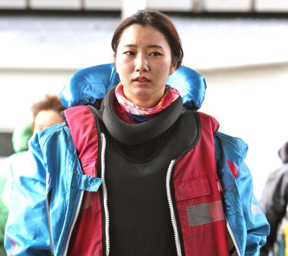 　カド一撃に納得の表情を浮かべる武井莉里佳