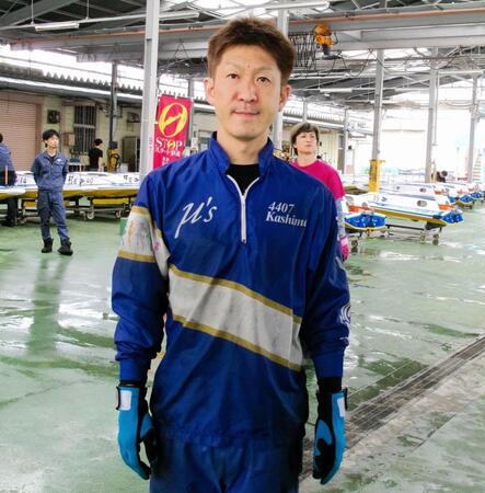 　前検日の感触は上々の鹿島敏弘