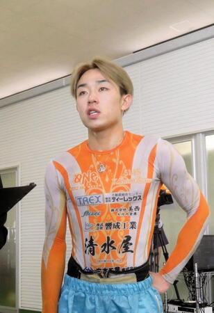 　出足は◎が付くと話す島川海輝