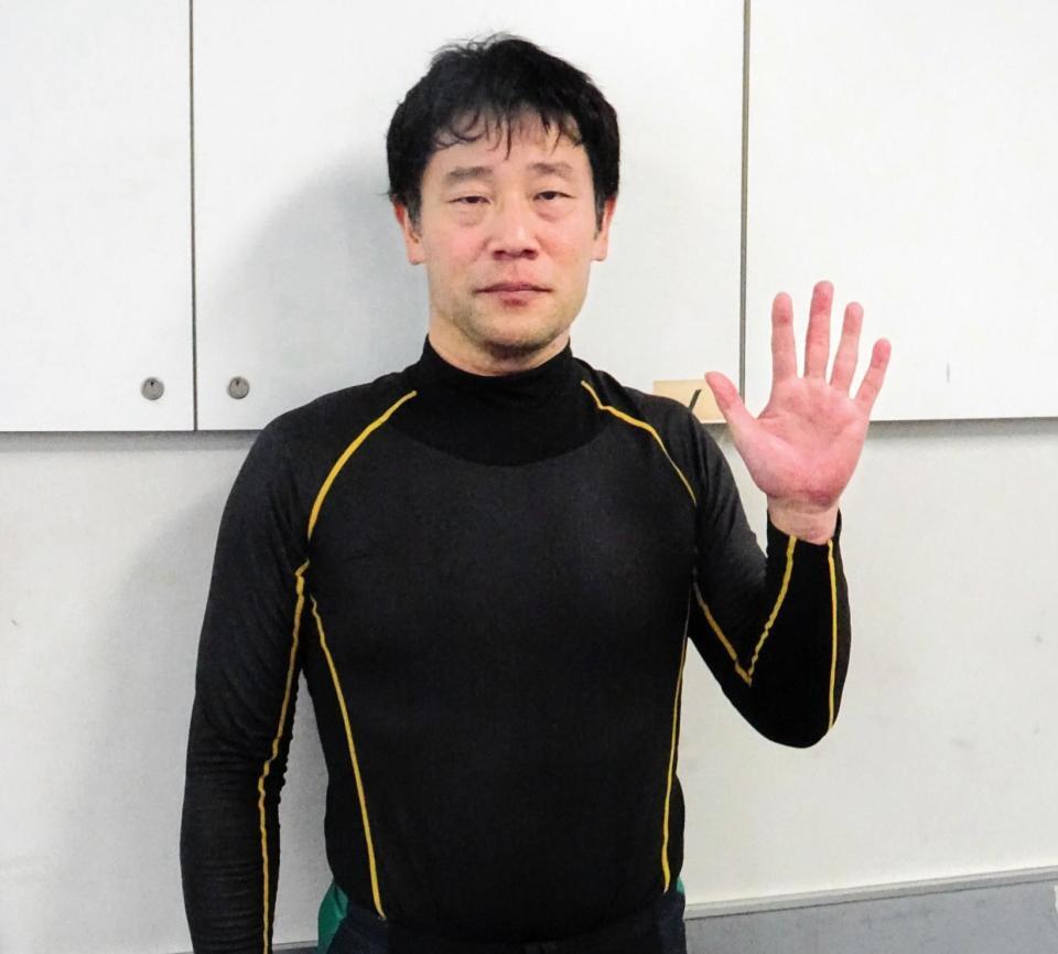 　通算５００勝を達成した高田真幸