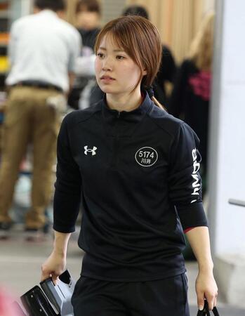 　川井萌（撮影・中田匡峻）