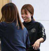 　川井萌（撮影・中田匡峻）