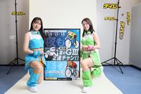 　ＰＲする石井愛香さん（右）と村川葵さん（撮影・石井剣太郎）