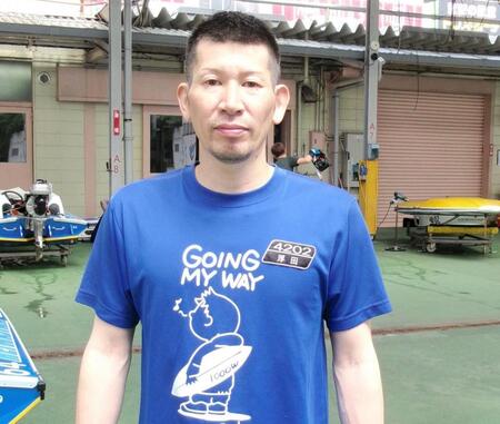 　オール３着で好走する浮田圭浩