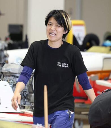 遠藤エミ＝ボートレース徳山（撮影・中田匡峻）