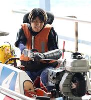 遠藤エミ＝ボートレース徳山（撮影・中田匡峻）