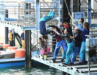 　投げ込まれる入海馨