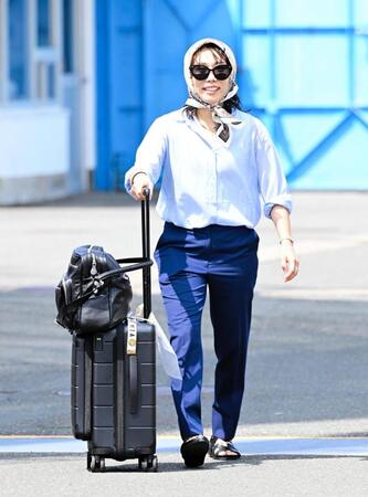 　前検入りする今井美亜