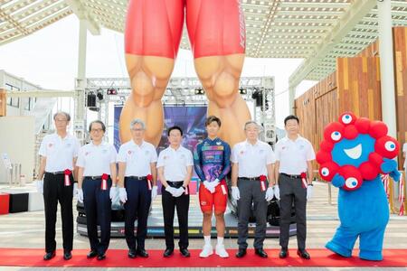 【競輪】大阪・関西万博にＪＫＡブース出展　真杉匠らがオープニングセレモニーに出席