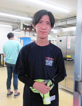 　伸びに手応え十分の向後龍一