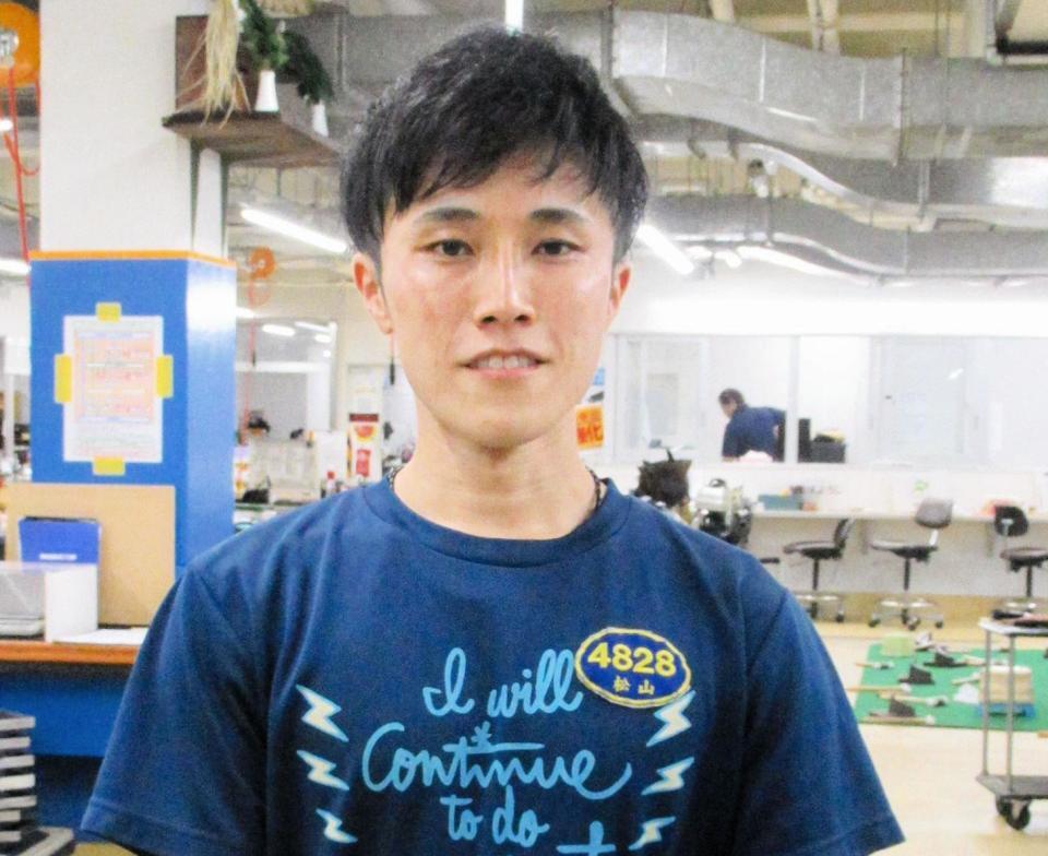 　鋭い行き足で当地初Ｖを狙う松山将吾