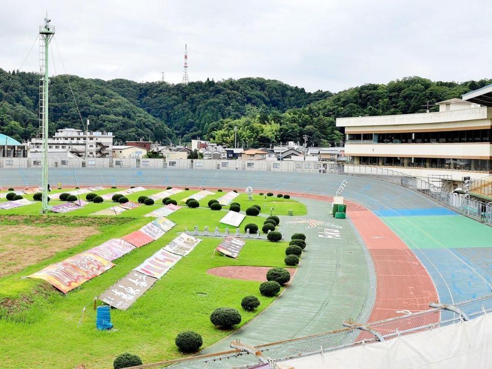 　共同通信社杯競輪が行われている福井競輪場