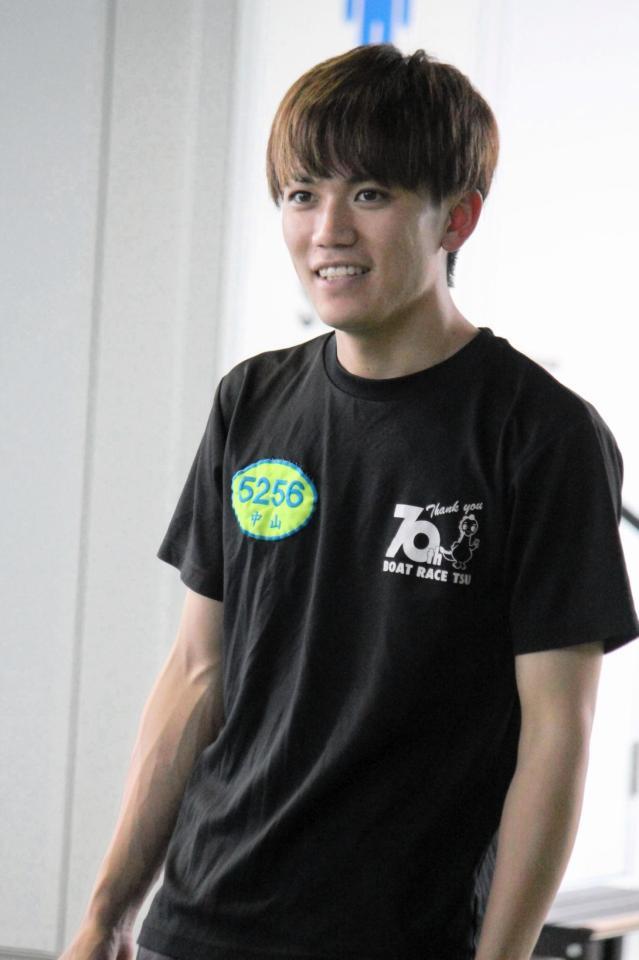 　１号艇でＧ１初１着を目指す中山翔太