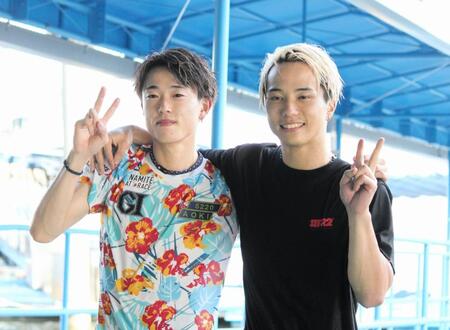 　Ｇ１初勝利を飾った青木蓮、鰐部太空海