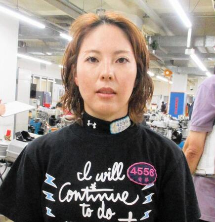 　得意の当地で存在感を見せる竹井奈美