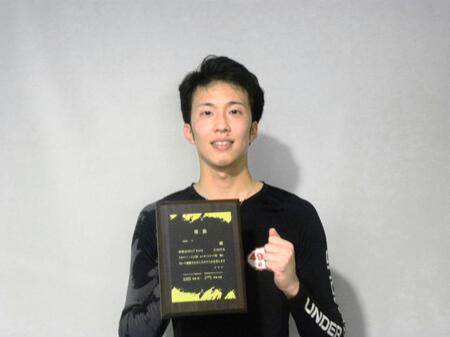 　今年Ｖ３を決めた前田篤哉