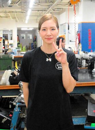 Ｓを決めて当地初Ｖを目指す富樫麗加